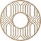Ekena Millwork Empire Wood Fretwork Pierced Ceiling Medallion, Red Oak, 38"OD x 13 7/8"ID x 3/8"T CMWP38X38X0375EPRO - alternate 5